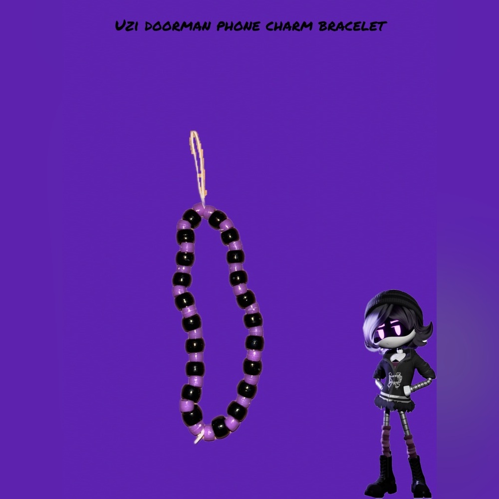 Uzi Doorman Phone Charm Bracelet